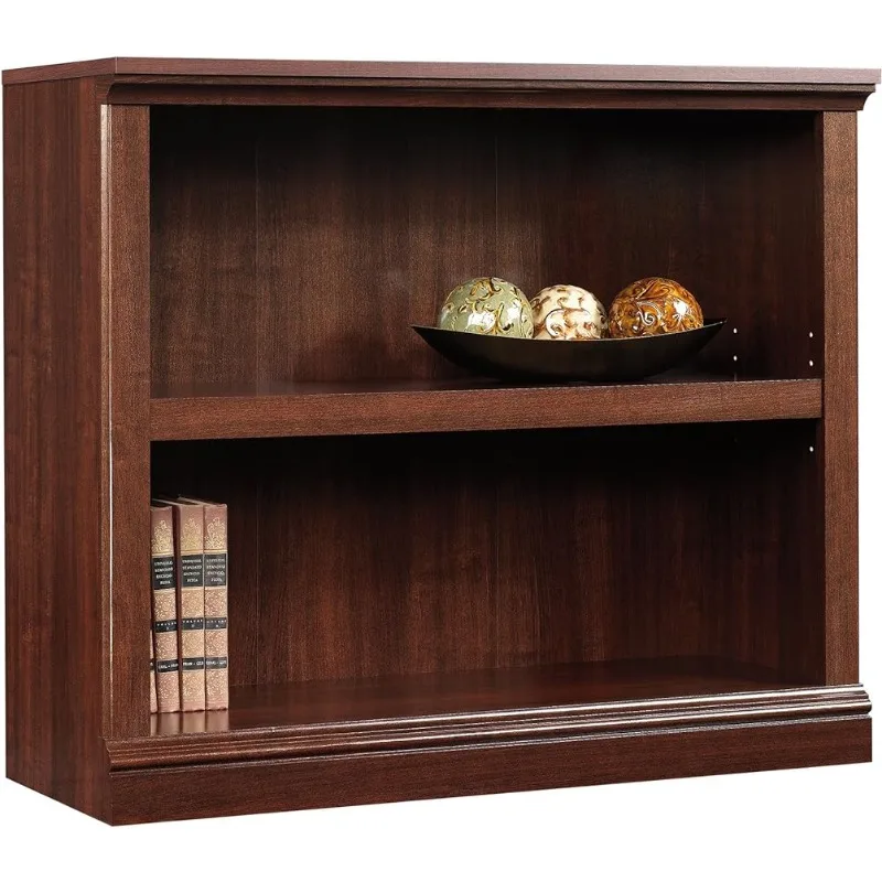 

Sauder 2-Shelf Bookcase, Select Cherry Finish Bookshelf Storage（Salt Oak Finish/Cherry ）optional