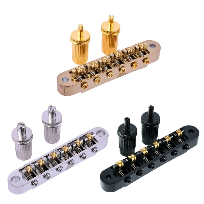 

3 Color Options 6 String Electric Guitar Tune O-Matic Bridge Stop Bars Tailpiece