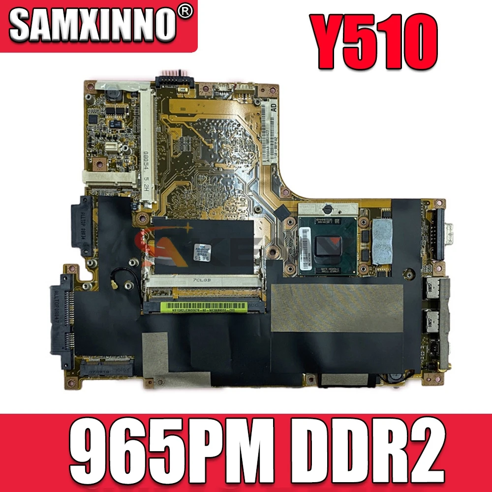 

Материнская плата Akemy 60-NE3MB5000-C04 для Lenovo ideapad Y510 желтого цвета 965PM DDR2 с графическим слотом