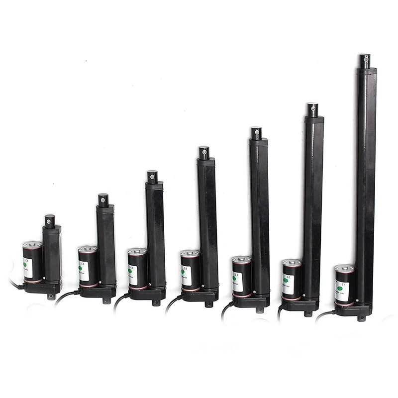 

12V 750N 2-16 inch 50-400MM Stroke Electric Linear Actuator Motor Lifting Tools DC Motor