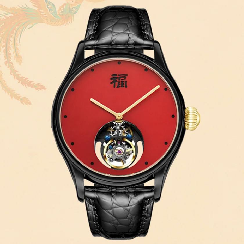 

Chinese Original Merkur True Tourbillon Watch Men's Sapphire Waterproof Watch For Men Mechanical Wristwatches Relogio Masculino