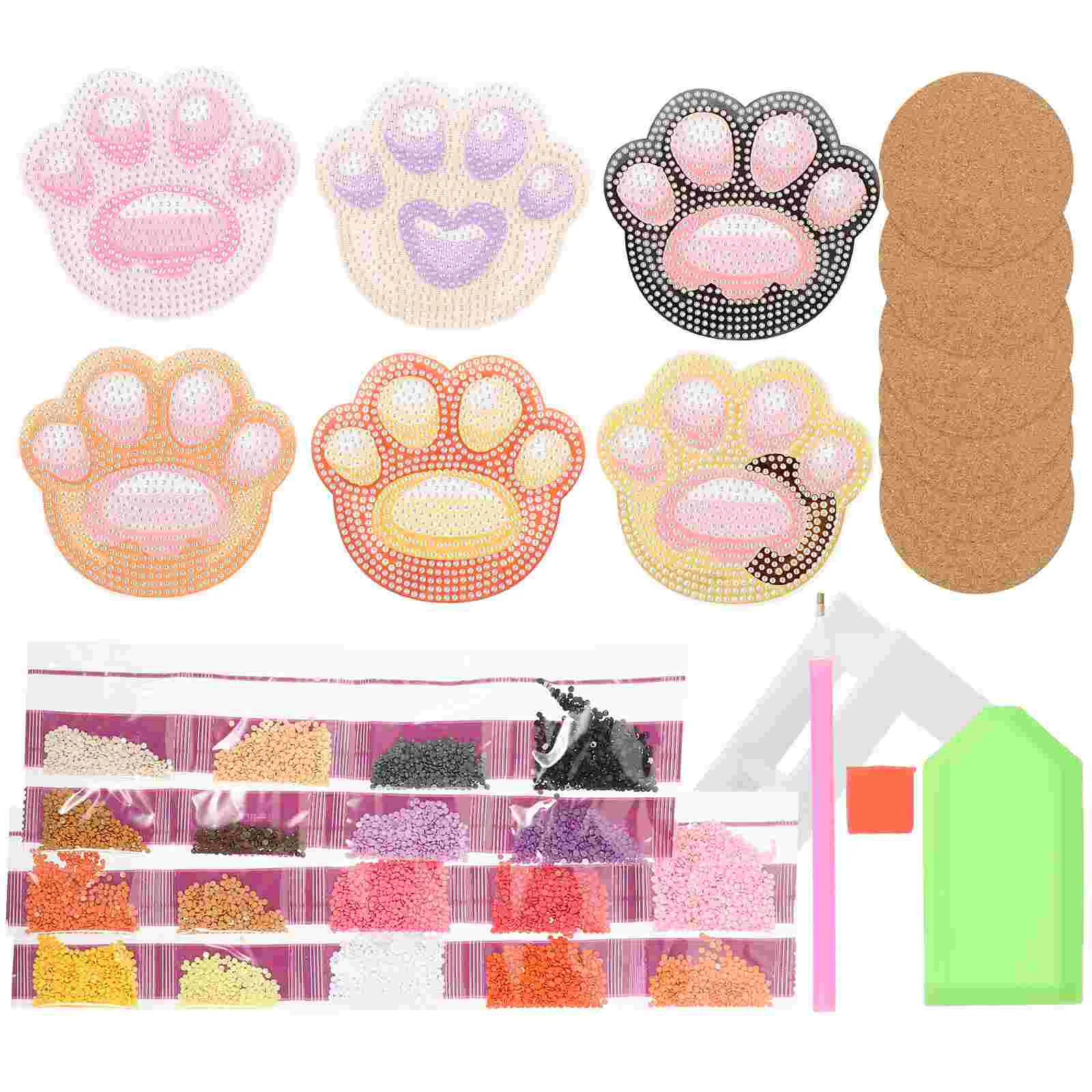 

Подставки для домашнего декора, подставки для домашнего декора, красочные акриловые простые аксессуары для домашнего животного