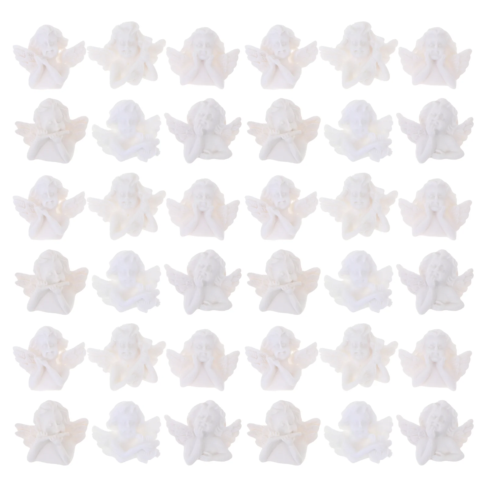 

60 Pcs Flatback Jewelry Pendant Craft Kids Flatback Kawaii Cabochons Mini Child Children's Jewelry