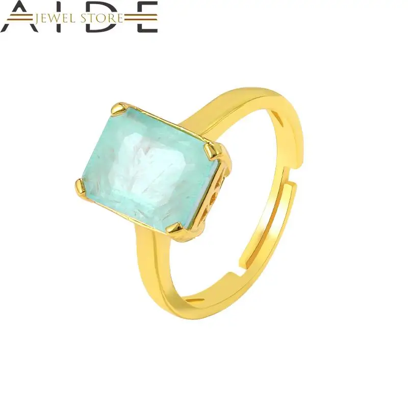 

Женское Открытое кольцо из серебра 925 пробы с турмалином