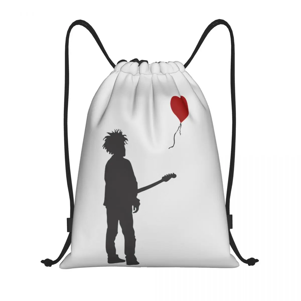 

The Cure Robert Smith Creative Drawstring Bags Gym Bag Infantry pack activities Backpack Large capacity Retro Size optional