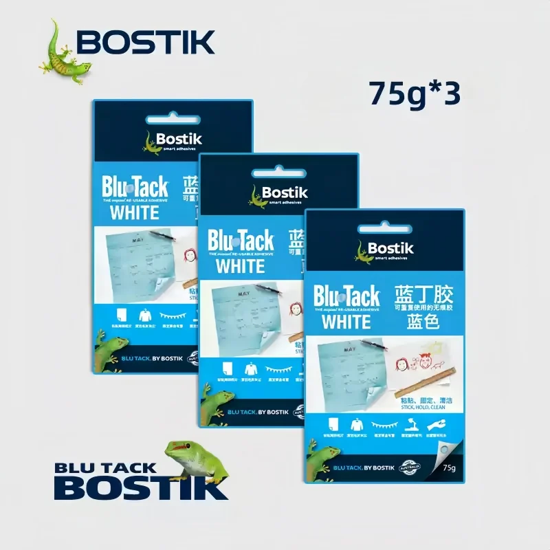 

3 шт. Bostik Blu Tack многоразовый голубой клей