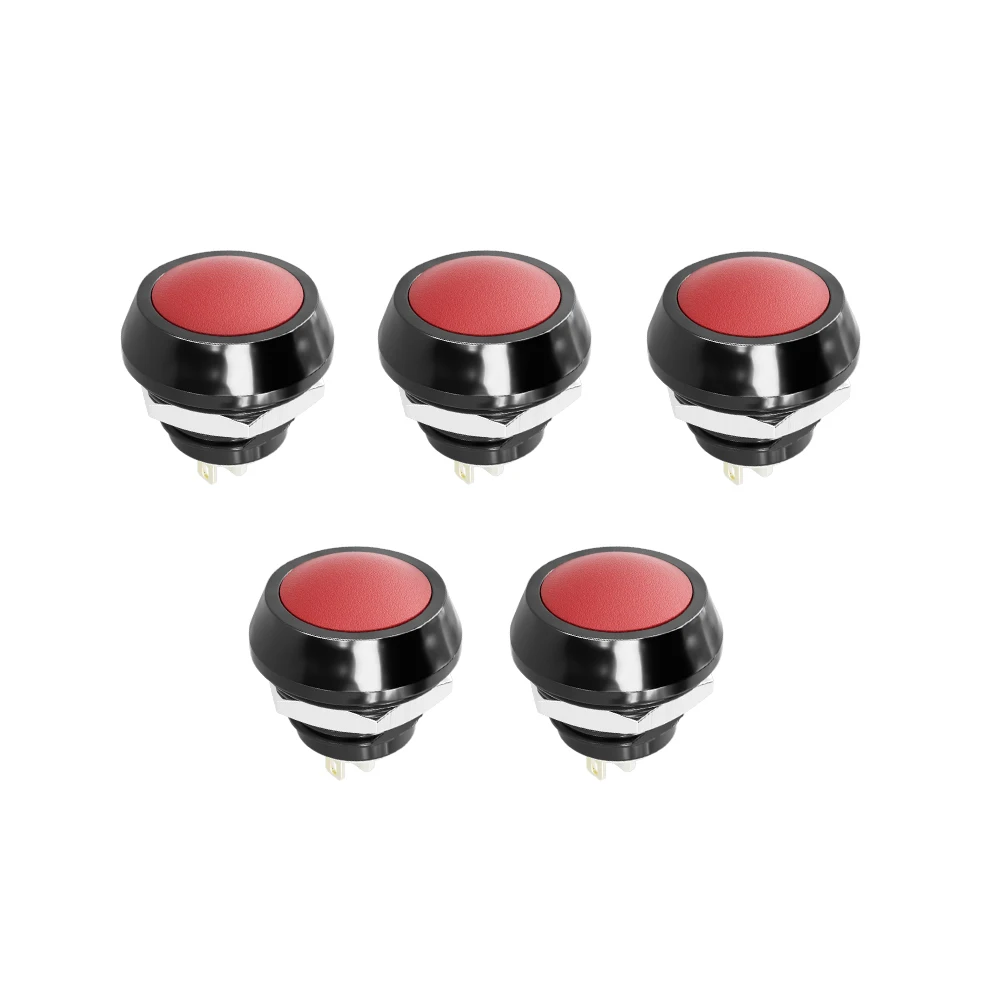 

HBAN Мини круглый водонепроницаемый переключатель 12 мм 5 шт