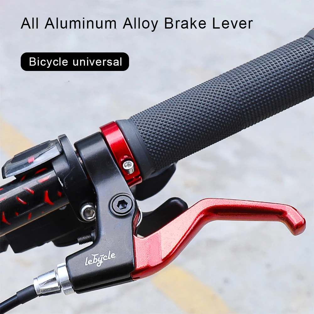 

1 Pair Universal Bicycle Brake Lever Handle Ultralight CNC Mountain MTB Bike BMX BIKE V-Brake Disc Brake Parts Bike Accessories