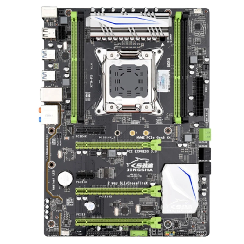 

NEW-JINGSHA X79 P3 материнская плата LGA 2011-V2 4 канала 64 ГБ DDR3 ECC ОЗУ NVME M.2 USB3.0 SATA3.0/2,0 PCI-E3.0 для Xeon V1 V2