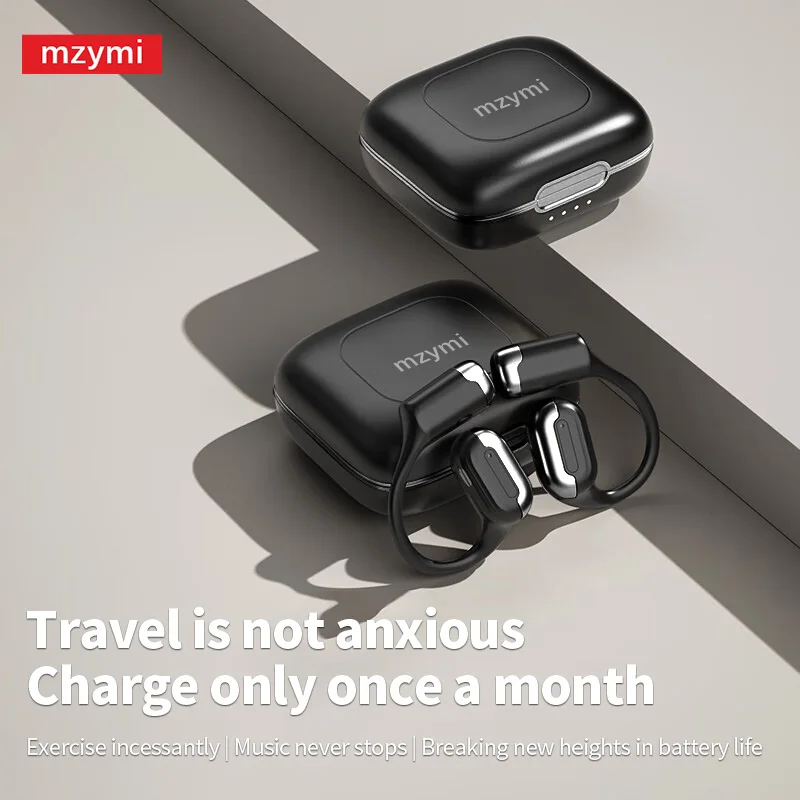 Спортивные беспроводные наушники Mzymi TWS G118 с крючком