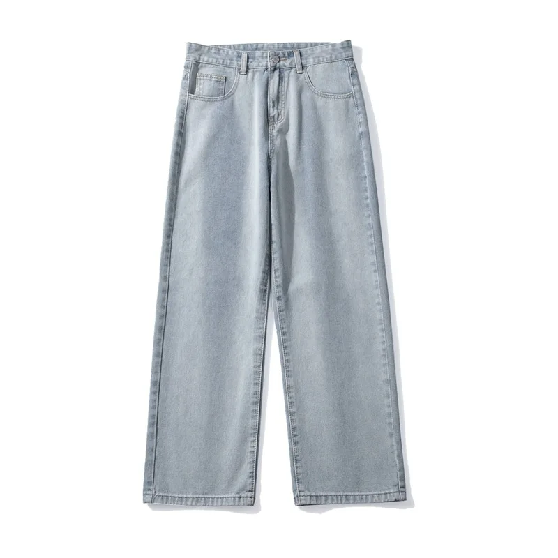 Men's Jeans Pants Trousers for Men Jean Spring Denim Mens Man Male Trendyol Streetwear Korean Fashion Men Boys Large Flare Sale