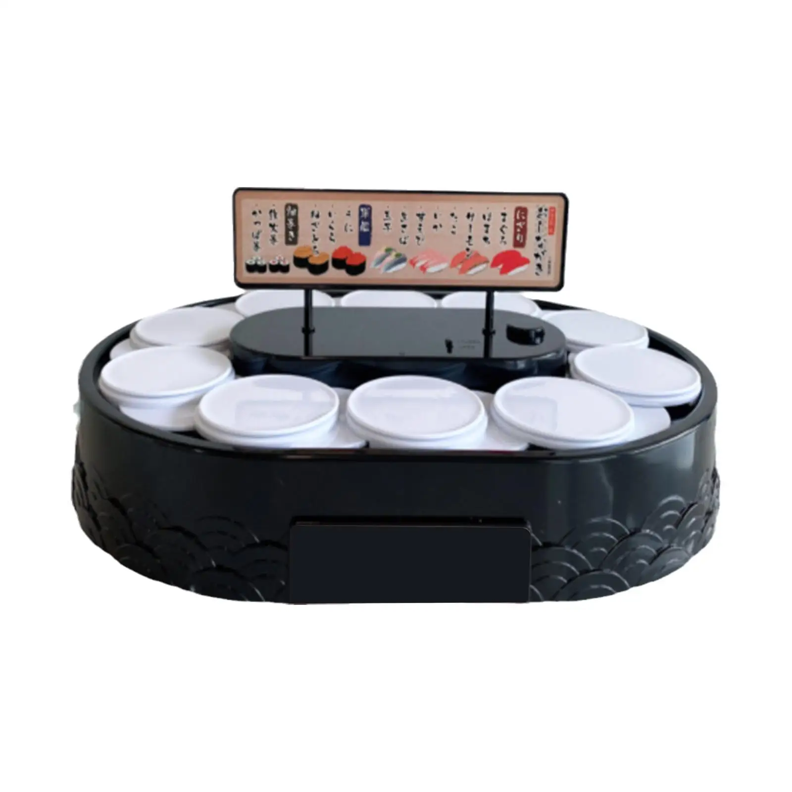 

Conveyor Sushi Machine Automatic Rotary Sushi Machine Dessert Cake Display Dessert Stand Plates for Wedding Party Birthday