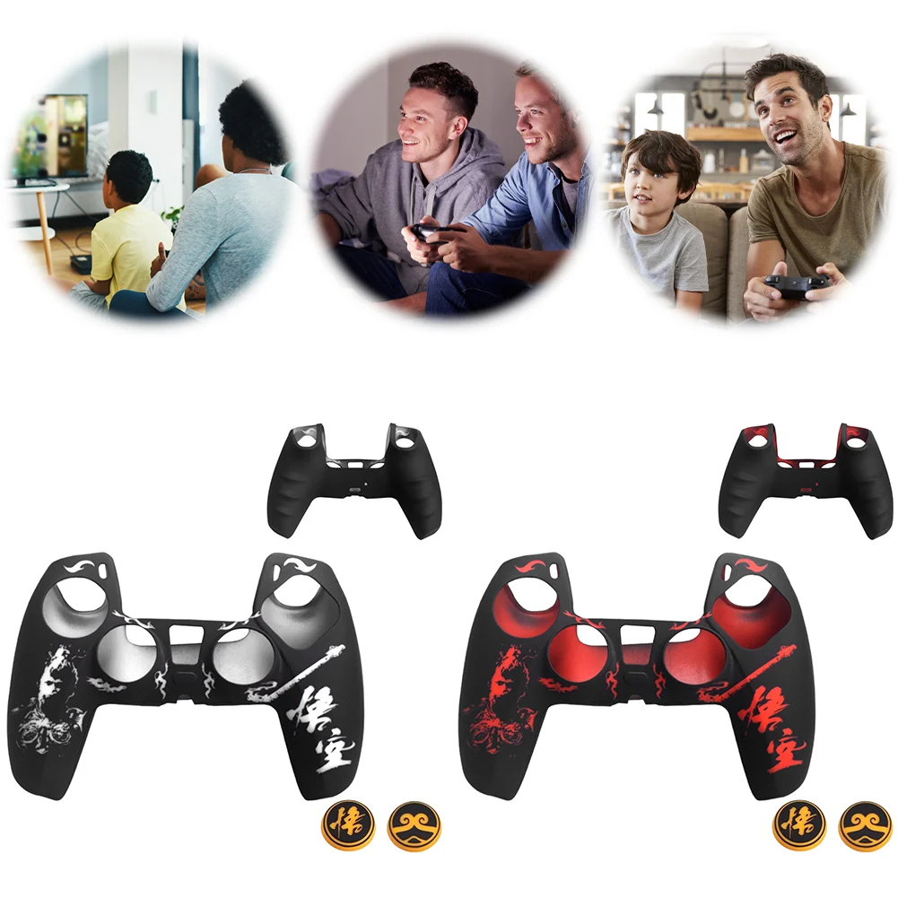 Силиконовый защитный чехол для контроллера PS5