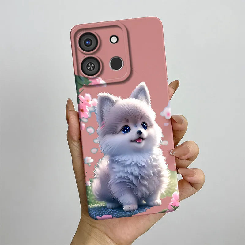 Чехол для телефона Itel A05S A663LC противоударный модный чехол с милым рисунком и