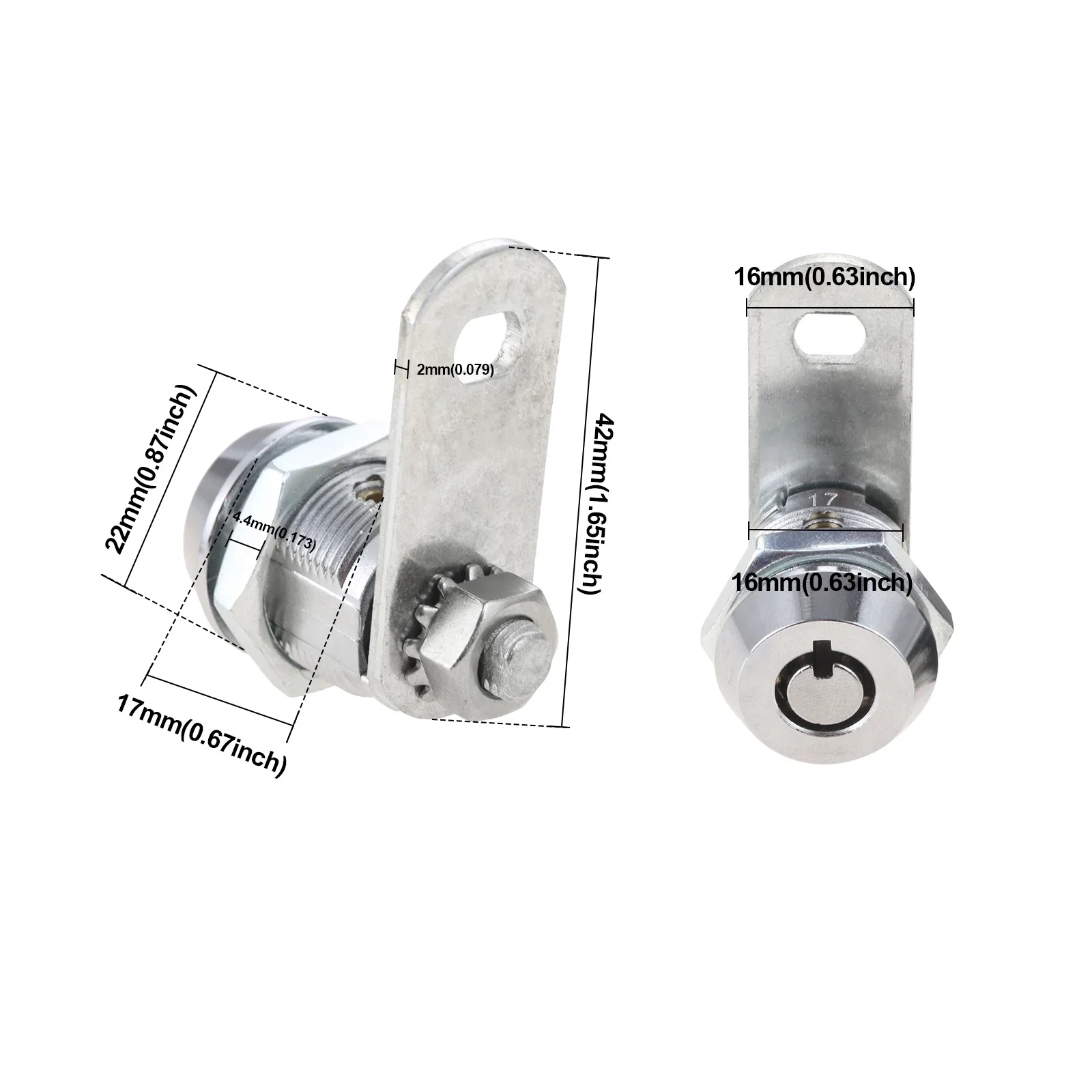 

Задний ящик для ключей с хромированной отделкой, 1 шт.