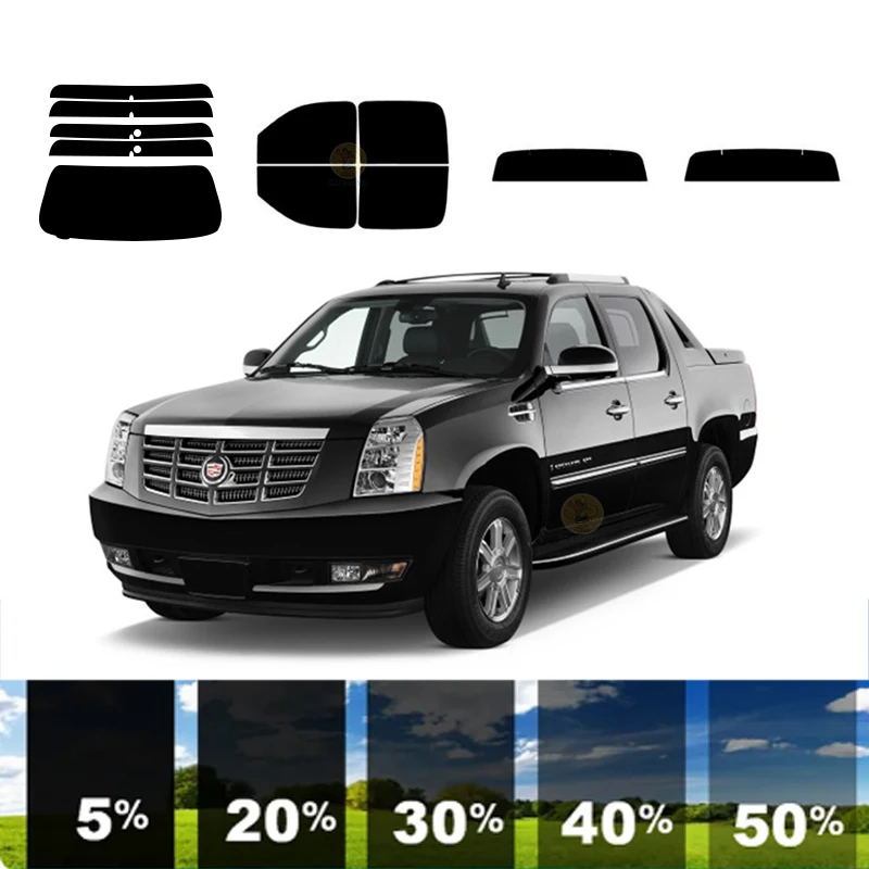 Предварительно вырезанная съемная тонировочная пленка для окон автомобиля 100%