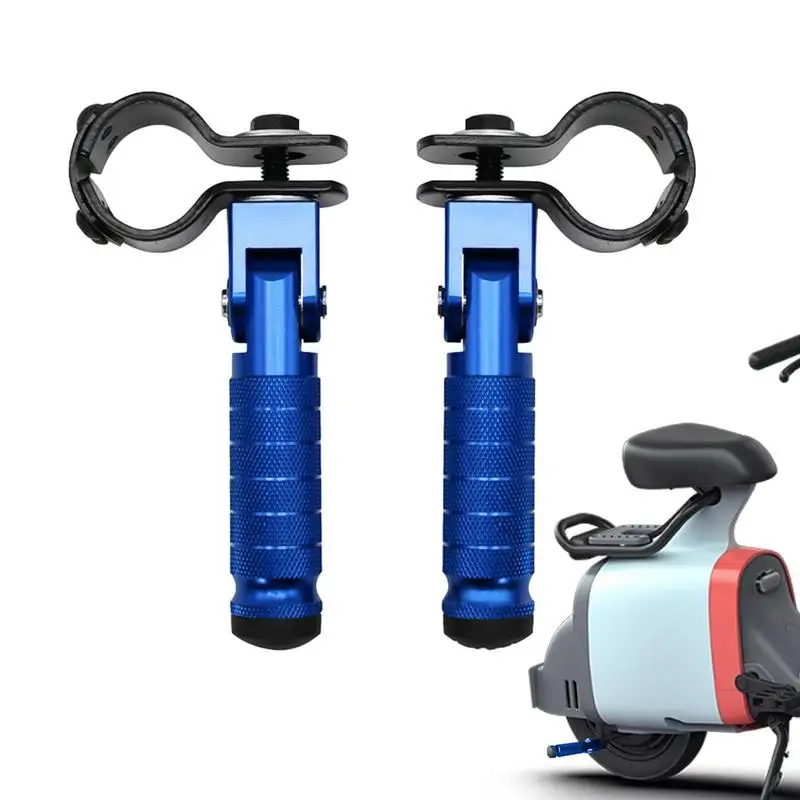 

Motorcycle Foot Rest 1 Pair Universal Metal Motorcycle Foot Rest Motorbike Frame Pedals Folding Foot Step Pegs For Bicycles