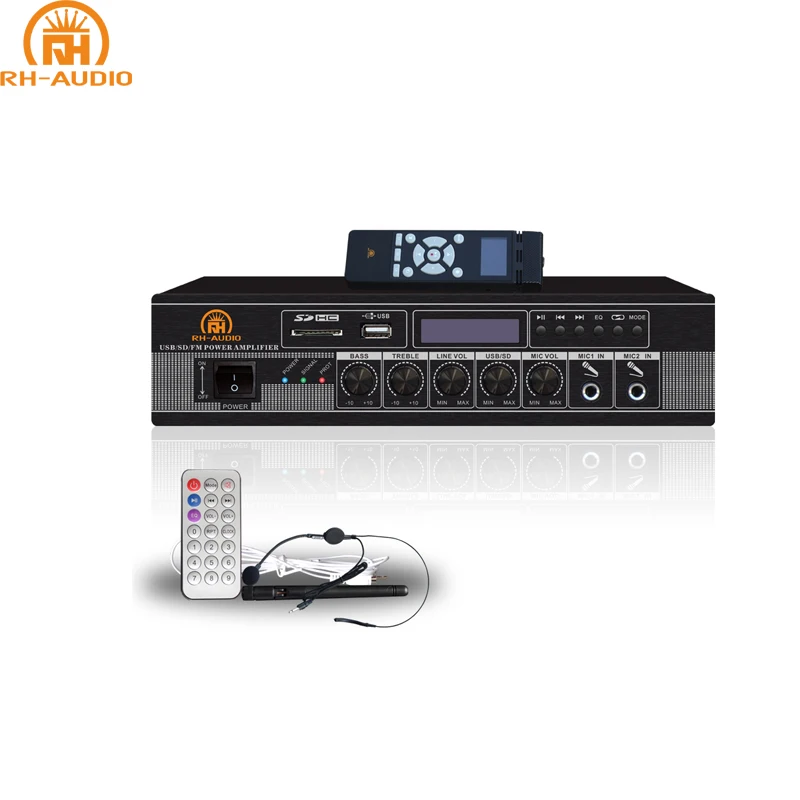 

RH-AUDIO Blue Tooth Voice Mixer Amplifier With 70V 100V For Classroom