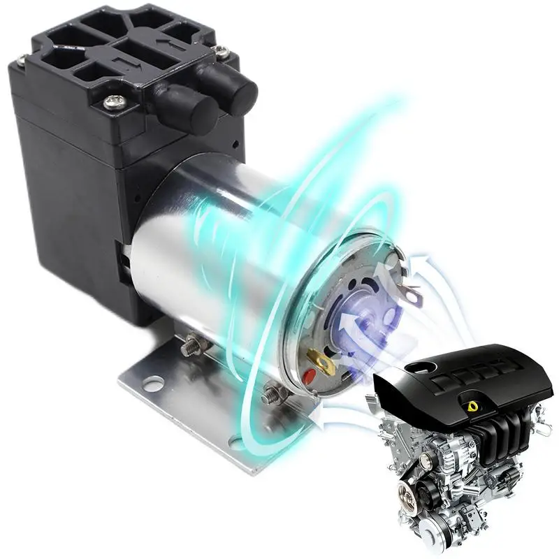 

12V Vacuum Pump Diaphragm Pump Air Compressor Low Noise Negative Pressure Suction Pump Suction Pump Mini Negative Pressure Pump