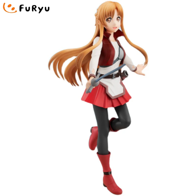 

100% Оригинальная фигурка FuRyu SSS, меч, искусство онлайн, фильм-прогрессивная-Ария беззвёздной ночи Asuna, экшн-фигурка, игрушка