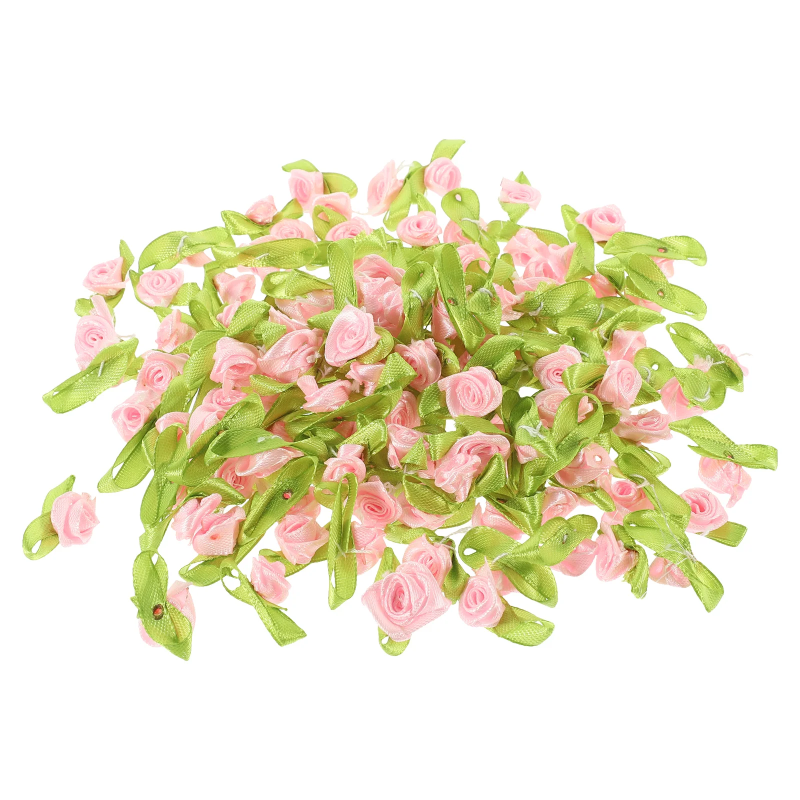 

500 Pcs Flower Patch Manual Dress DIY Material Polyester Repair Patches Miniature Flowers Crafts Pins