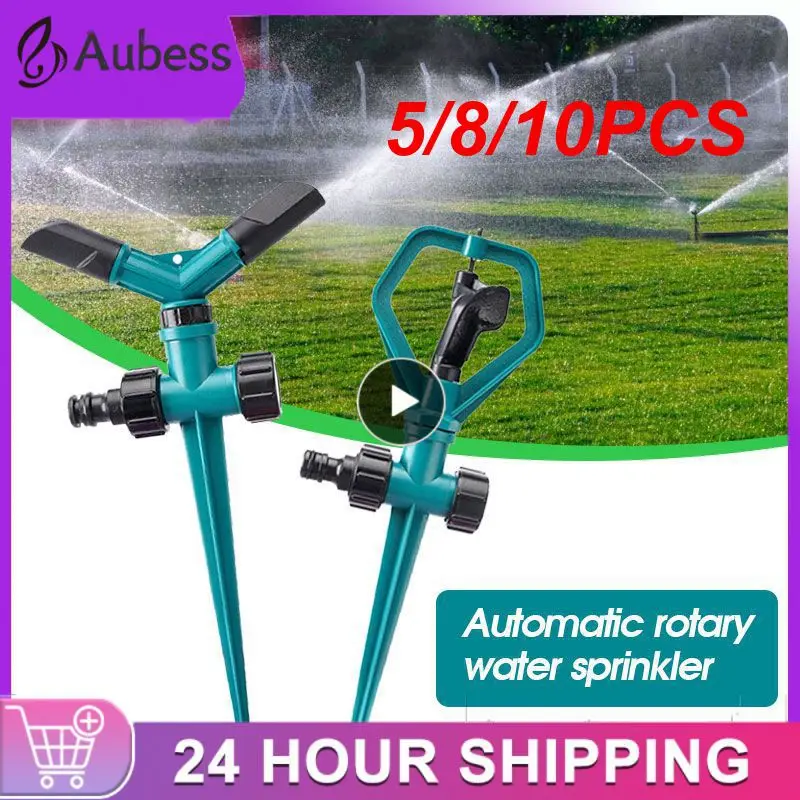 

360 Degree Automatic Garden Sprinklers Ground Insert Watering Grass Lawn Nozzle Rotating Water Sprinkler System Garden Supplies