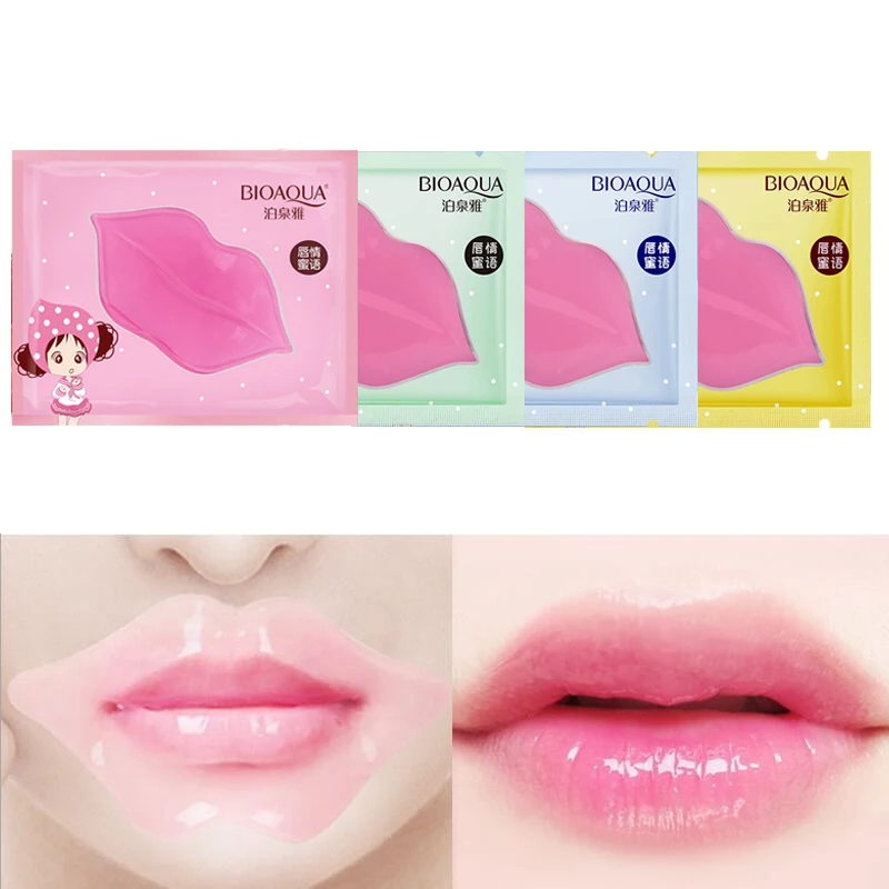 

20Pcs/lot Lip Masks Wholesale Bulk Lip Gel Mask Set Crystal Lip Pads Patch Collagen Moisturizsing Hydrating Repairing Lip Care