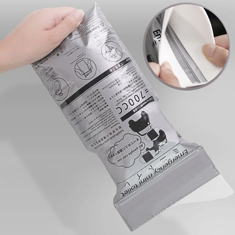 Акция! 12 шт. одноразовых портативных аварийных мочеиспускающих пакетов 700 мл