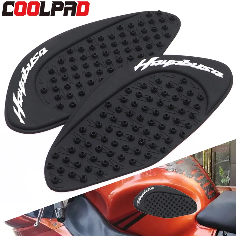 Фото Для Suzuki GSXR1300 1999-2024 HAYABUSA боковая накладка на топливный бак, накладки на бак, защитные наклейки, наклейка, газовая наколенница, тяговая накладка №2