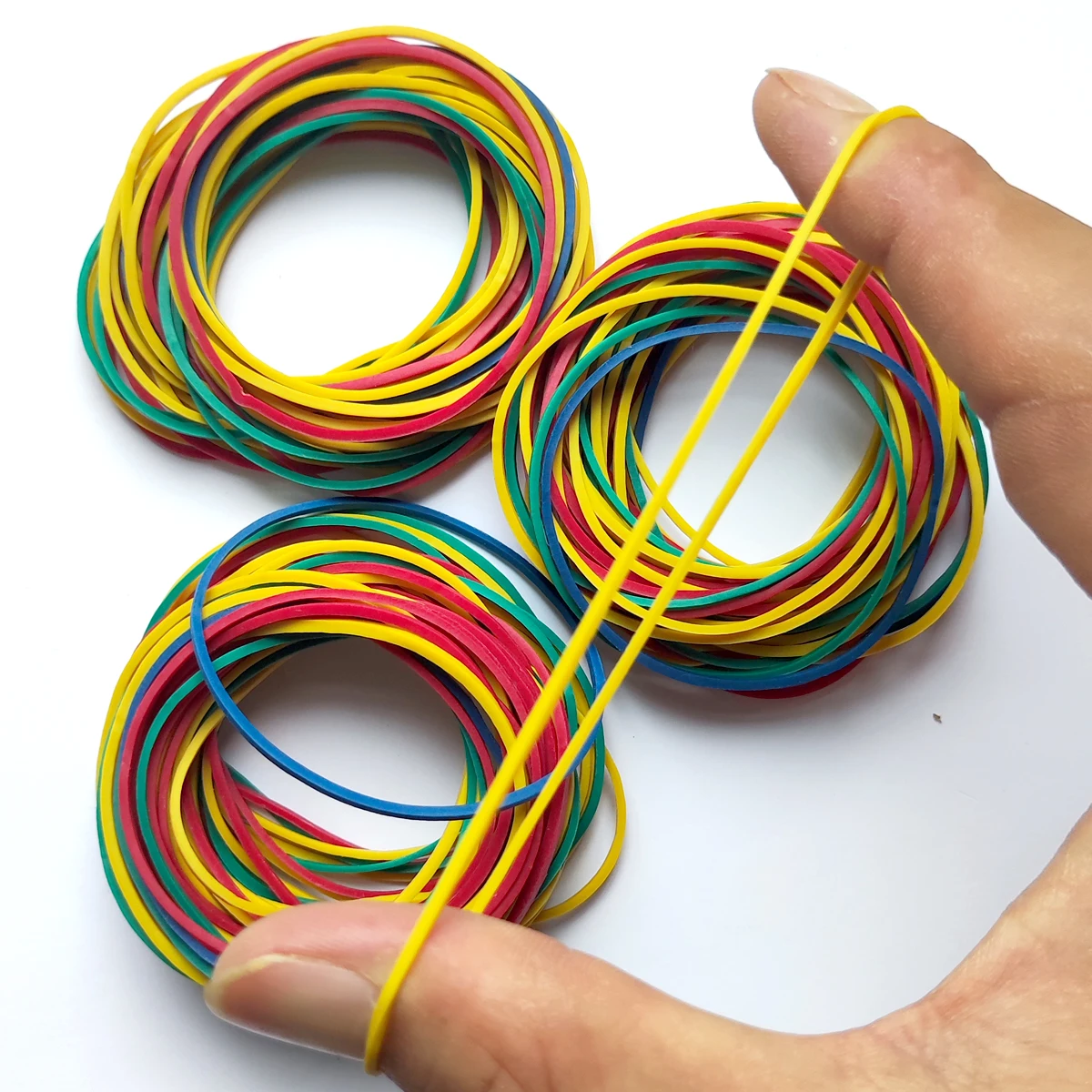 

Желтые латексные резинки 100 шт.