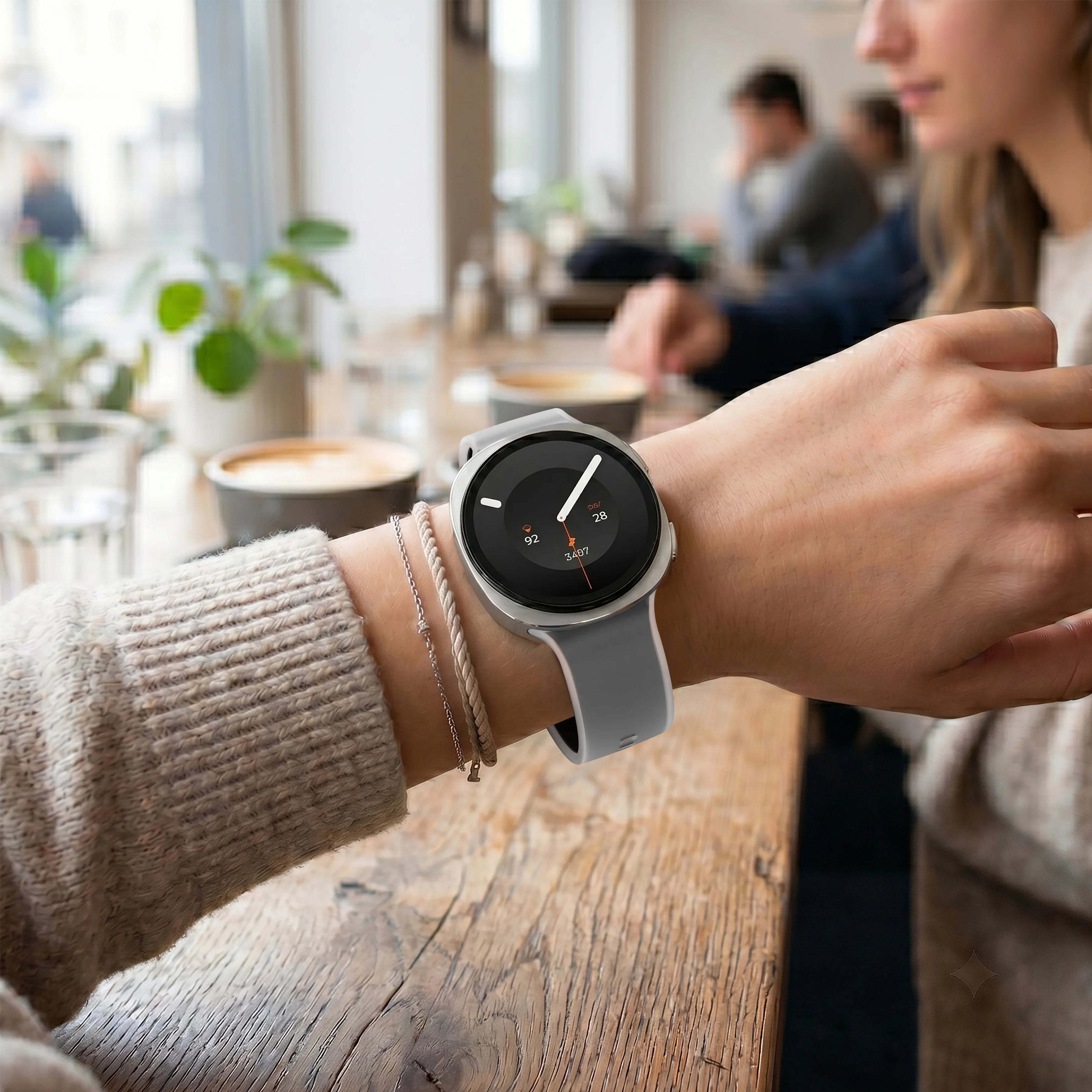 Фото Ремешок Misty для Samsung Galaxy Watch 9 8 40 мм 44 мм, оригинальный спортивный силиконовый браслет для умных часов, ремешок для Watch 8 Classic 46 мм. №5