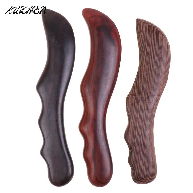 

1Pc Wooden Scraper Gua Sha Board Back Neck Body Acupuncture Scraping Therapy Gua Sha Massage Care Tool