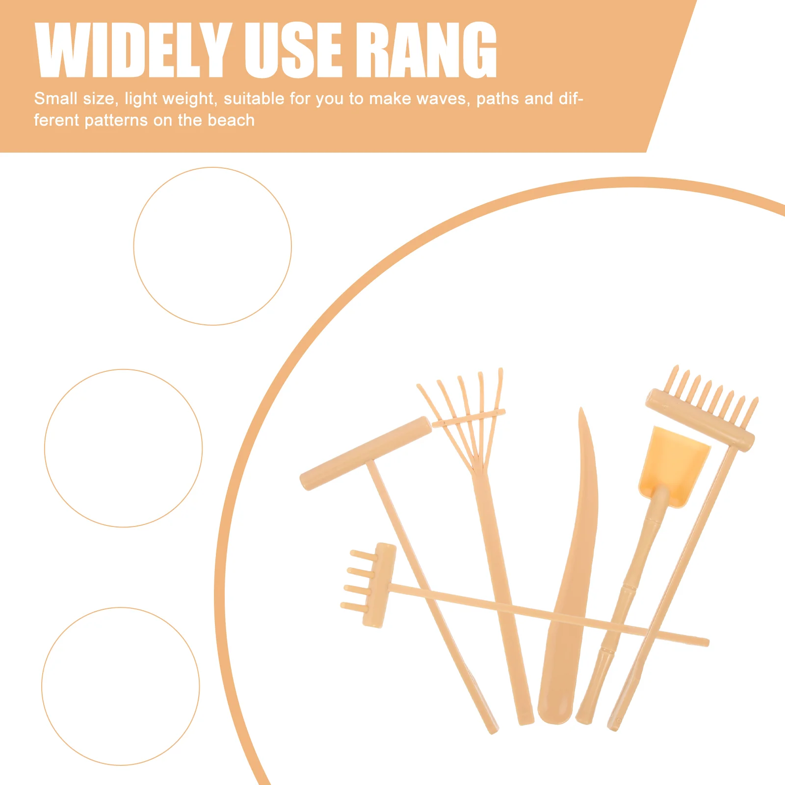 6 шт. Zen песочный стол грабли мини-инструменты ремесла садовые украшения поднос