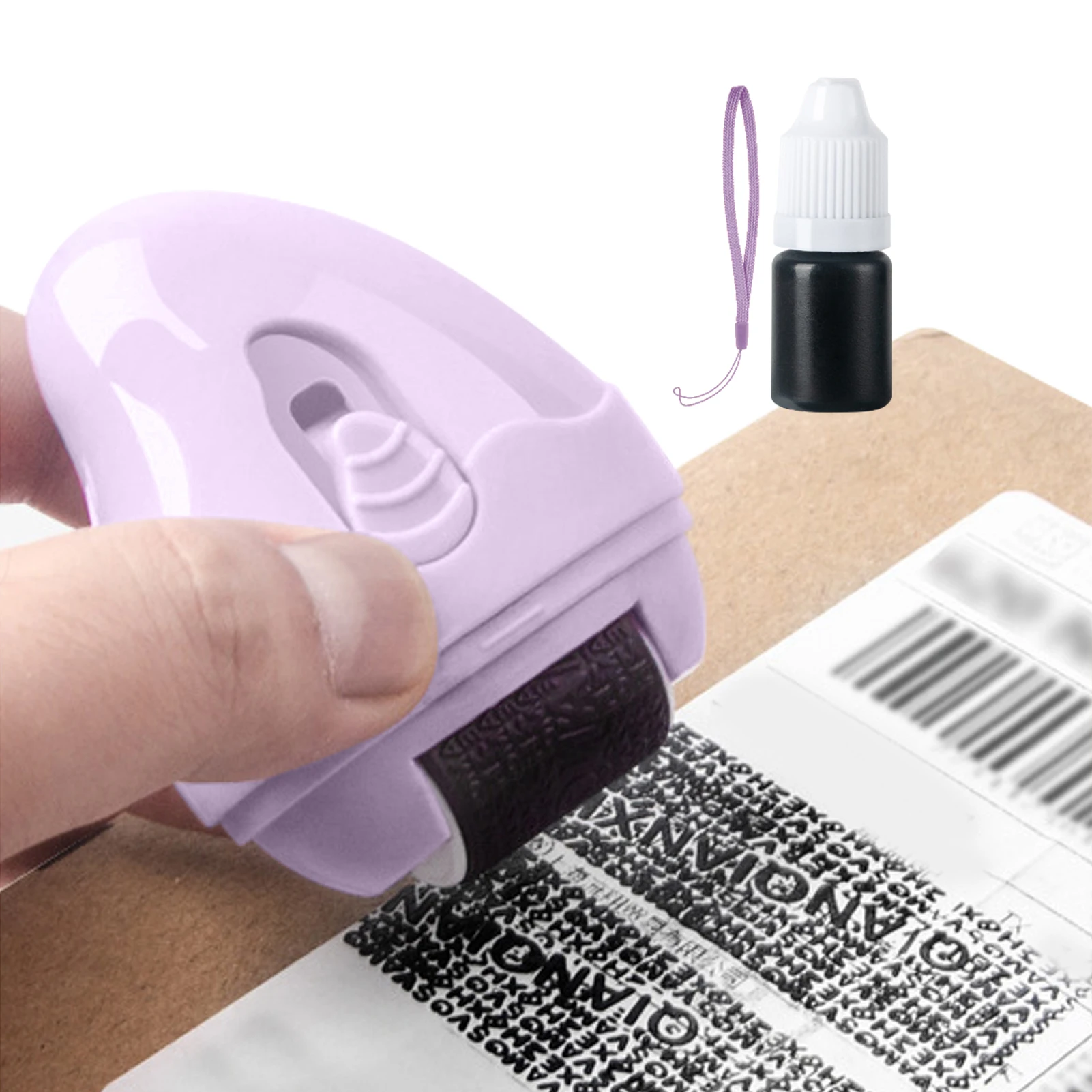 

Identity Protection Roller Stamp With Lanyard 2 In 1 Privacy Confidential And Address Blocker Confidential Privacy Roller Stamp