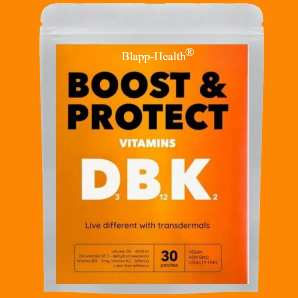 D3 B12 и K2 трансдермальные пластыри-30 ежедневных пластырей-для веганов без