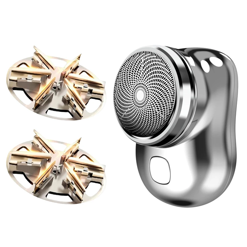 For Men Razor Usb Rechargeable Shaving Machines Beard Trimmer Travel Pocket Size Face Rasor