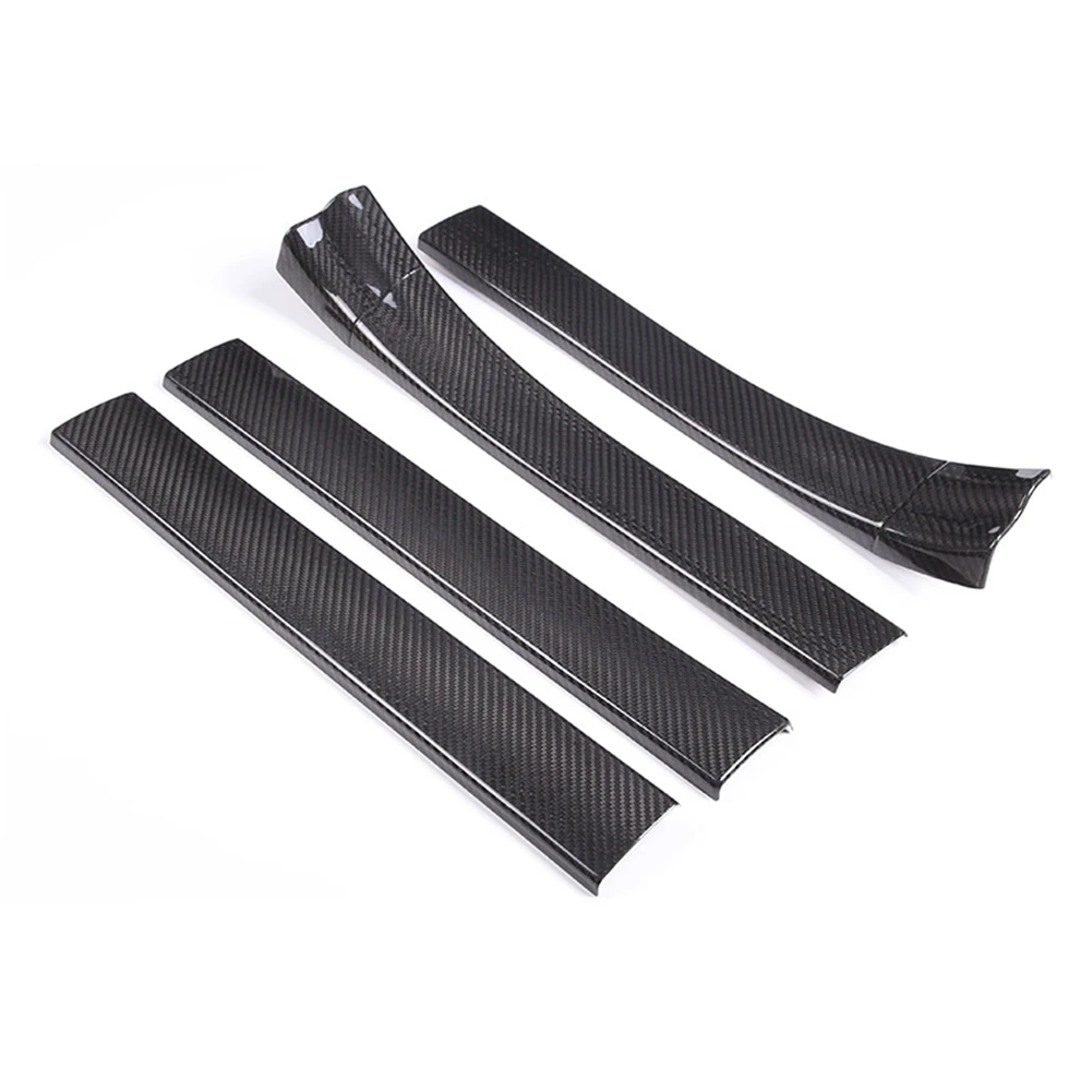 

Car Carbon Fiber Inner Door Sill Pedal Scuff Plate Cover Trim for Toyota 86 / Subaru BRZ 2012-2022