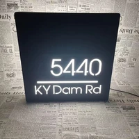 custom house number signscustom address signsnumber plaqueilluminated signsmodern house numbers3d number signs