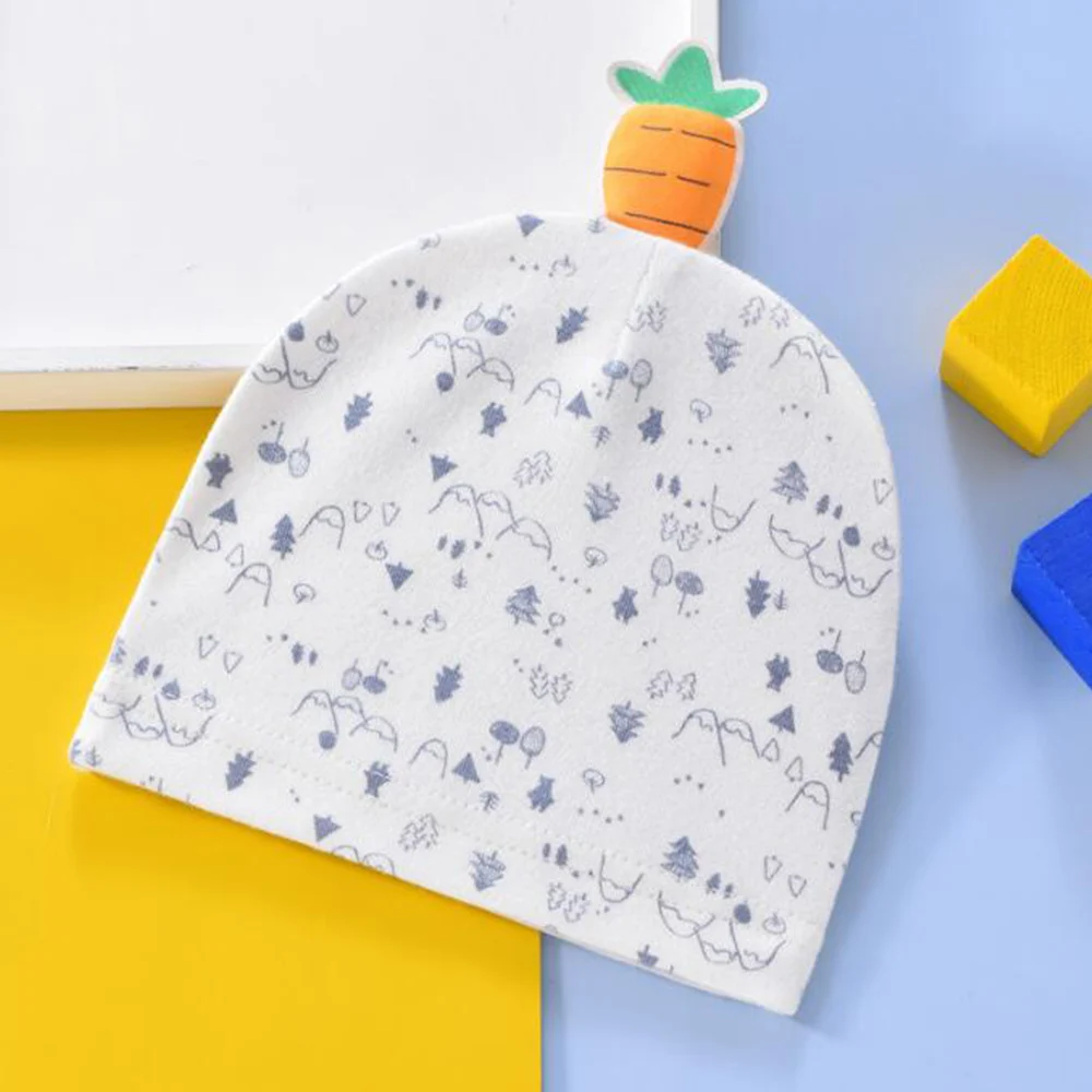 

Hospital Newborn Hat Cute Summer Thin Type Baby Boy Girl Caps For 0-3 Months Accessories