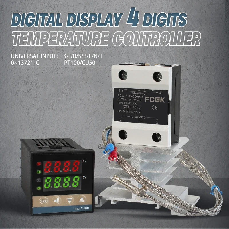 Стандартный регулятор температуры Honeywell Pid оптовая цена Rex Rex-C100 rex C100