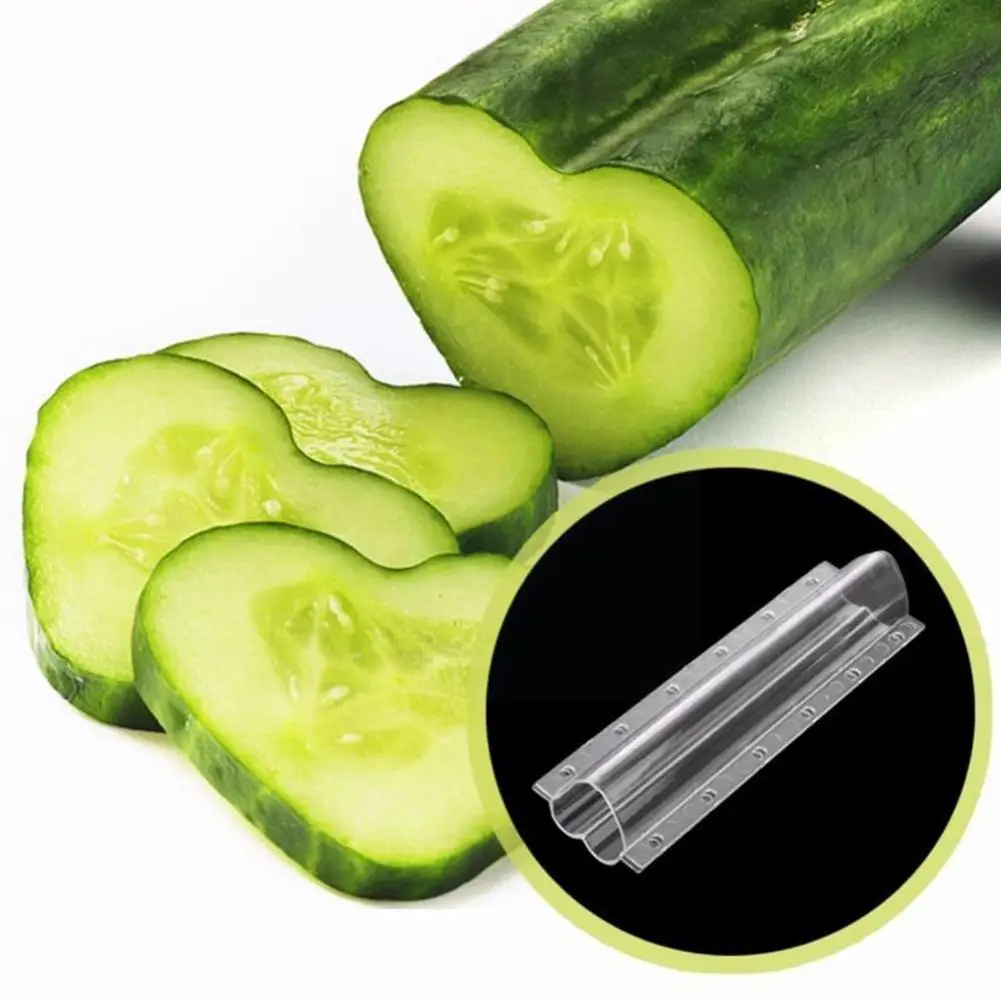 

Plastic Cucumber Growth Forming Mold Heart/Star Fruit Transparent Vegetable Growing Nursery Mould Pot Mold Shaped Garden O0G1