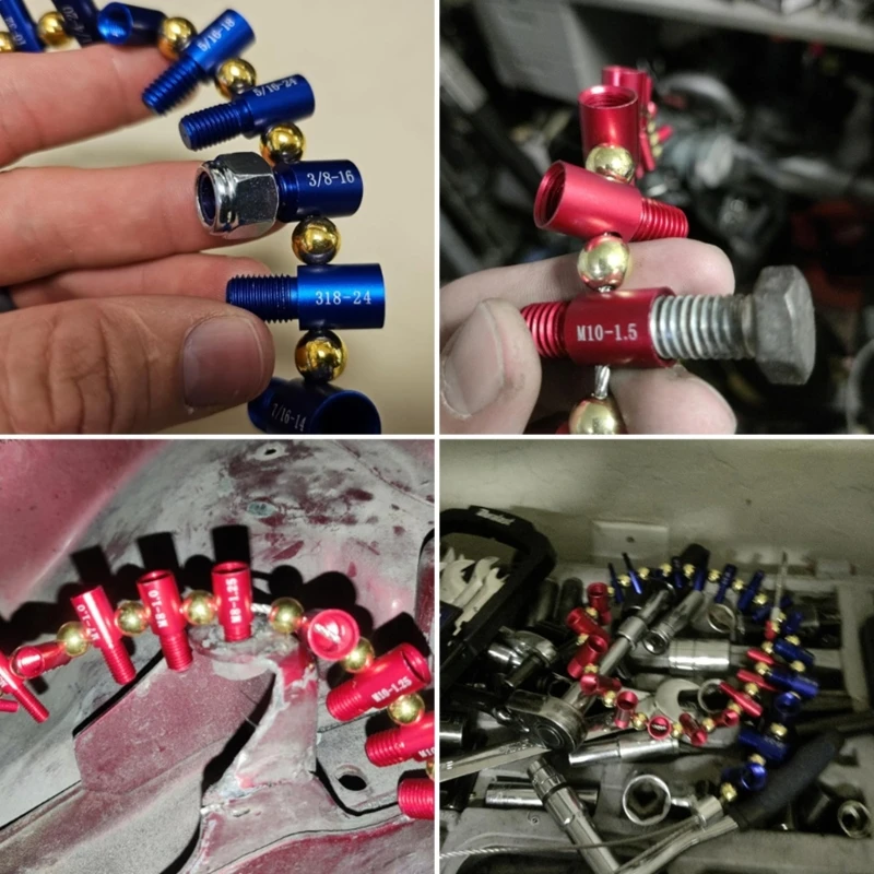 Измеритель размера съемных гаек и болтов. Прибор для проверки резьбы гайки болта.