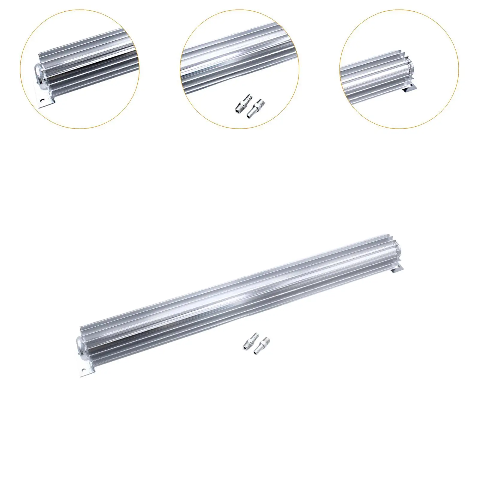 Универсальный двухпроходный Алюминиевый Масляный радиатор с алюминиевой