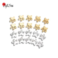 sifisrri cute butterfly pendant accessories charms for jewelry making stainless steel bracelet necklace diy bulk ttems wholesale