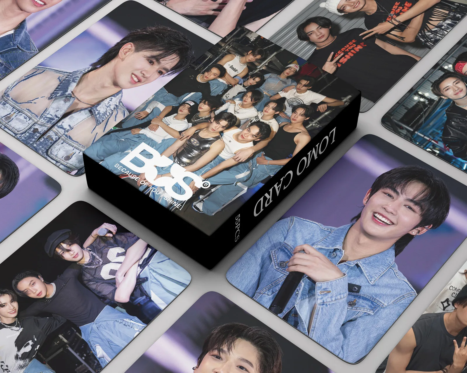 55 шт./компл. Idol BOY BUS Lomo карты новый альбом TRANSFORMER Because OF You I Shine Marck HD печать