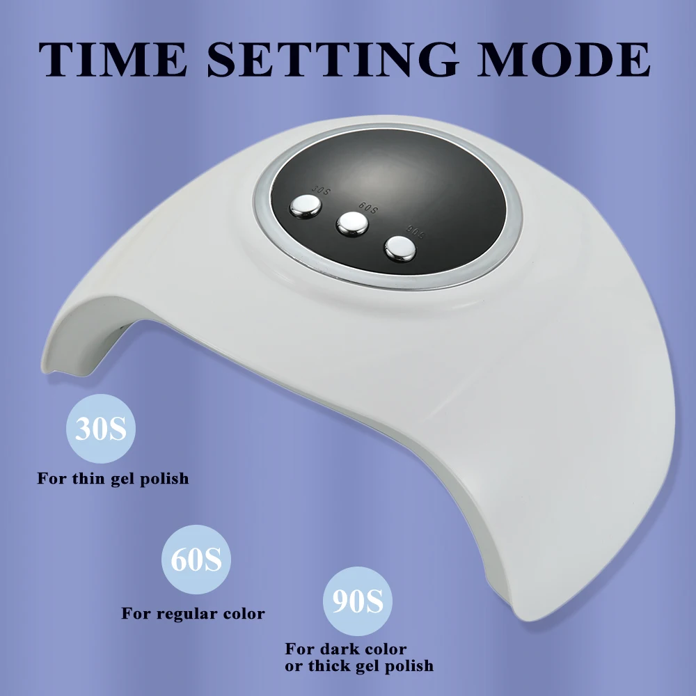 Портативная Сушилка Для Ногтей С Таймером USB-кабель 30/60/90 Гель-лака