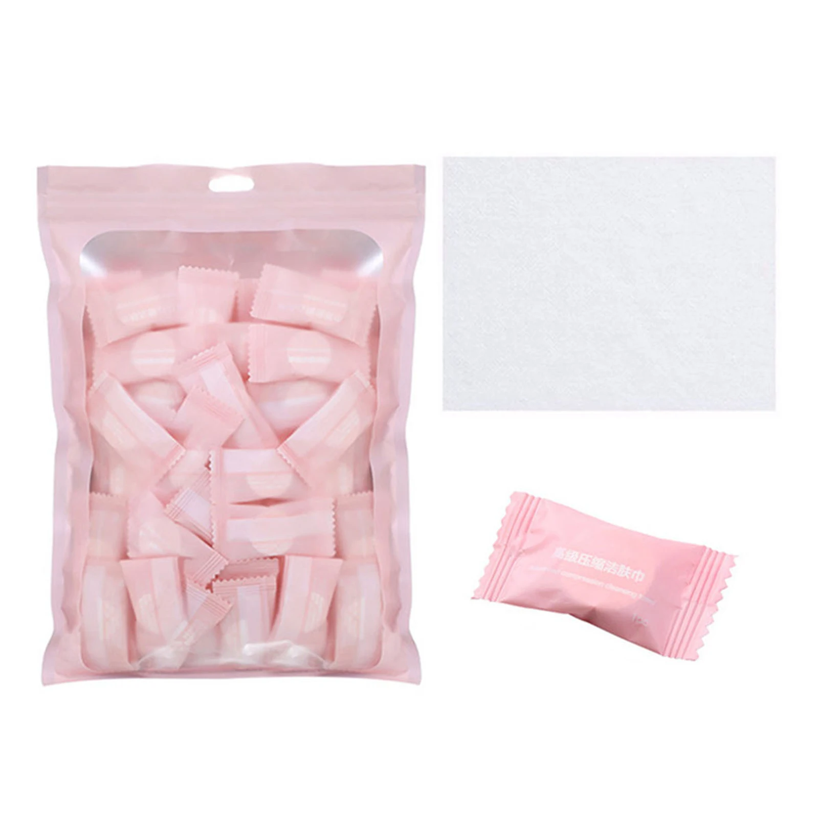 

100 Pcs Compressed Towel Tablets Reusable Portable Coin Tissue Compressed Towels Camping Wipes For Travel Outdoor Sports Beauty