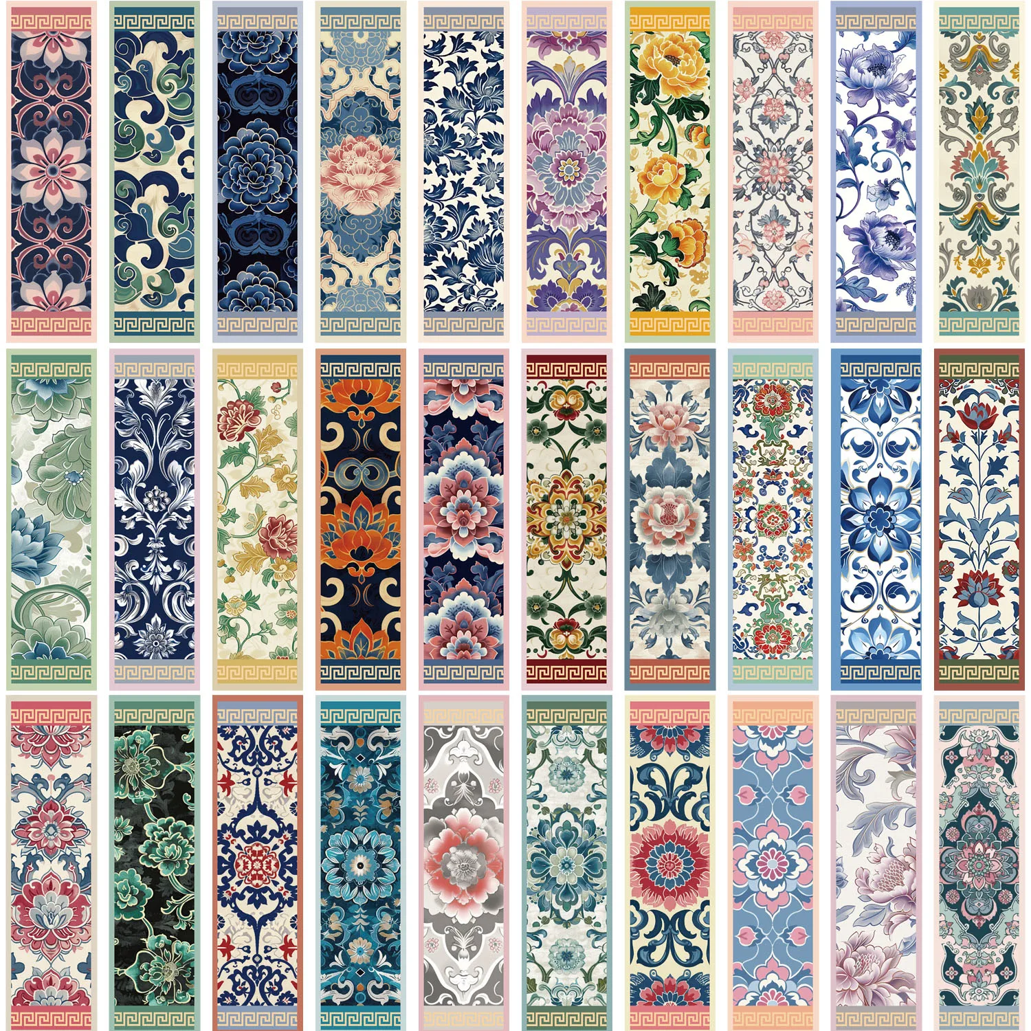 

Бумажные закладки с мандалами 30 шт.