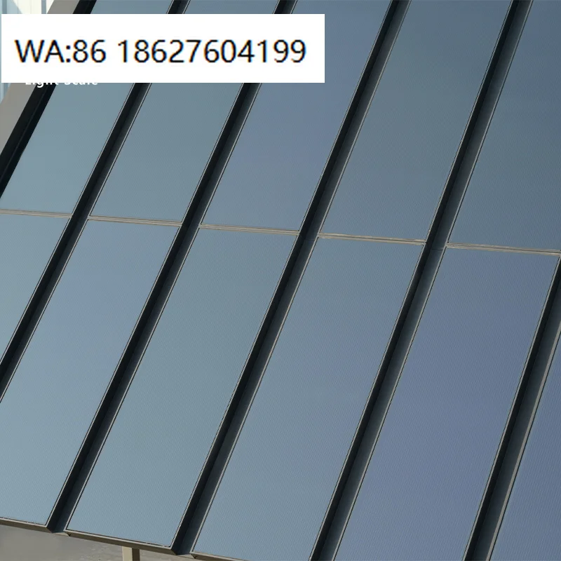 Фото Черные фотоэлектрические солнечные кровельные плитки BIPV для дома и автодомов: современная энергетическая система №3