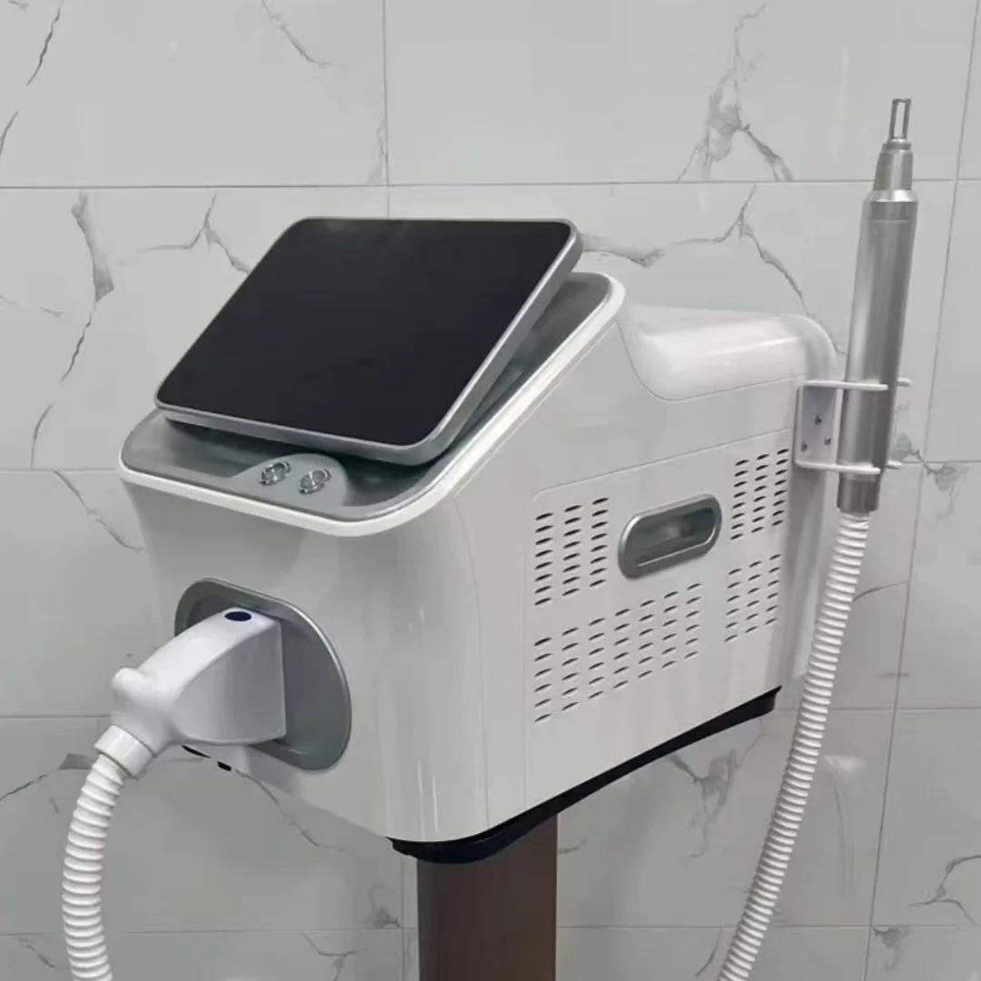 Фото Пикосекундный лазер для удаления татуировок Nd:YAG Q-switch 532 755 1064 1320 нм, аппарат для удаления морщин и коррекции бровей для салонов красоты №1
